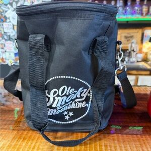 Ole Smoky Moonshine Black Insulated Cooler Tote